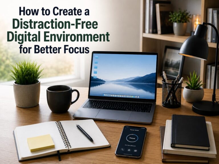 How to Create a Distraction-Free Digital Environment for Better Focus