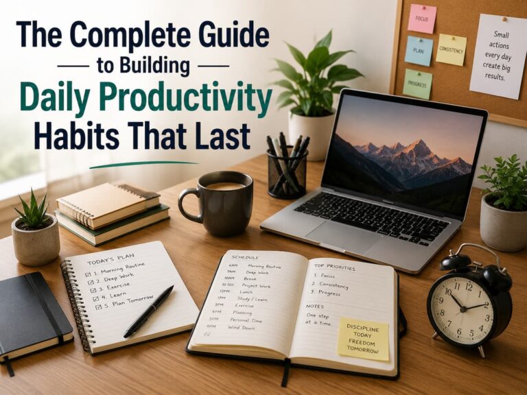 The Complete Guide to Building Daily Productivity Habits That Last