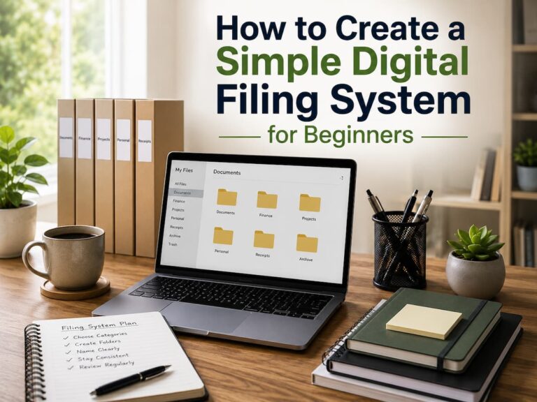 How to Create a Simple Digital Filing System for Beginners